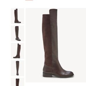 Sole Society Calypso Tall Boots - Brown Leather